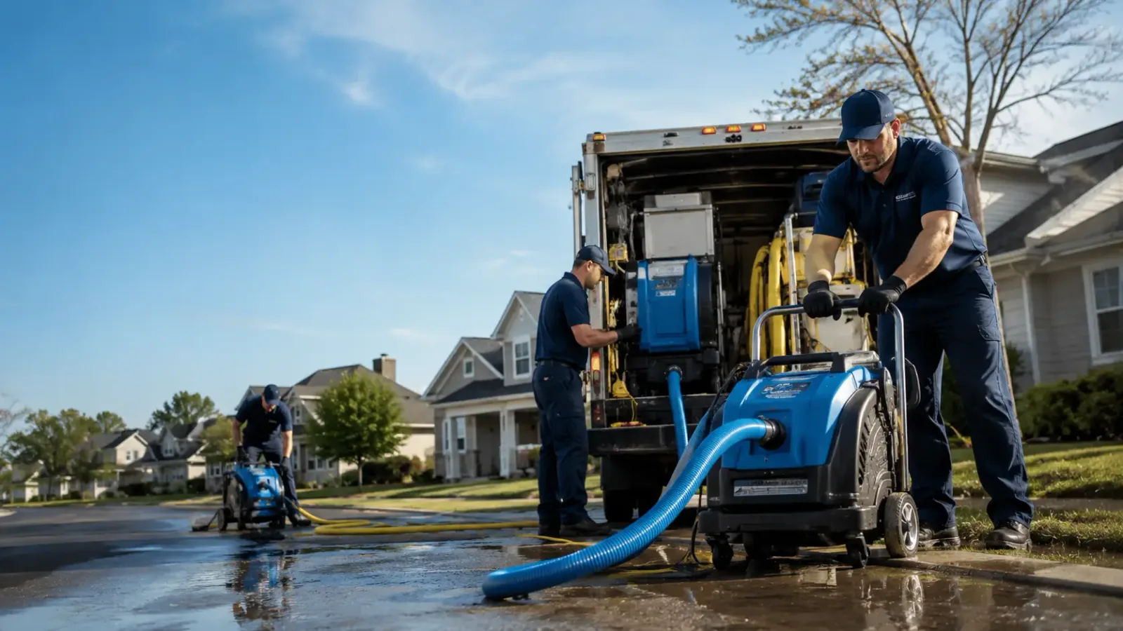 Flood Damage Cleanup in Wolf Lake, IL